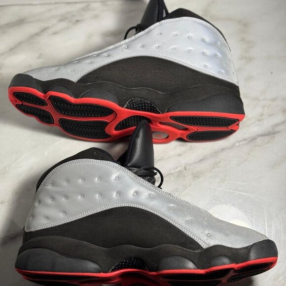 Jordan 13 Reflective Silver Great Condition non-og box sz: 12 - Picture 6 of 10
